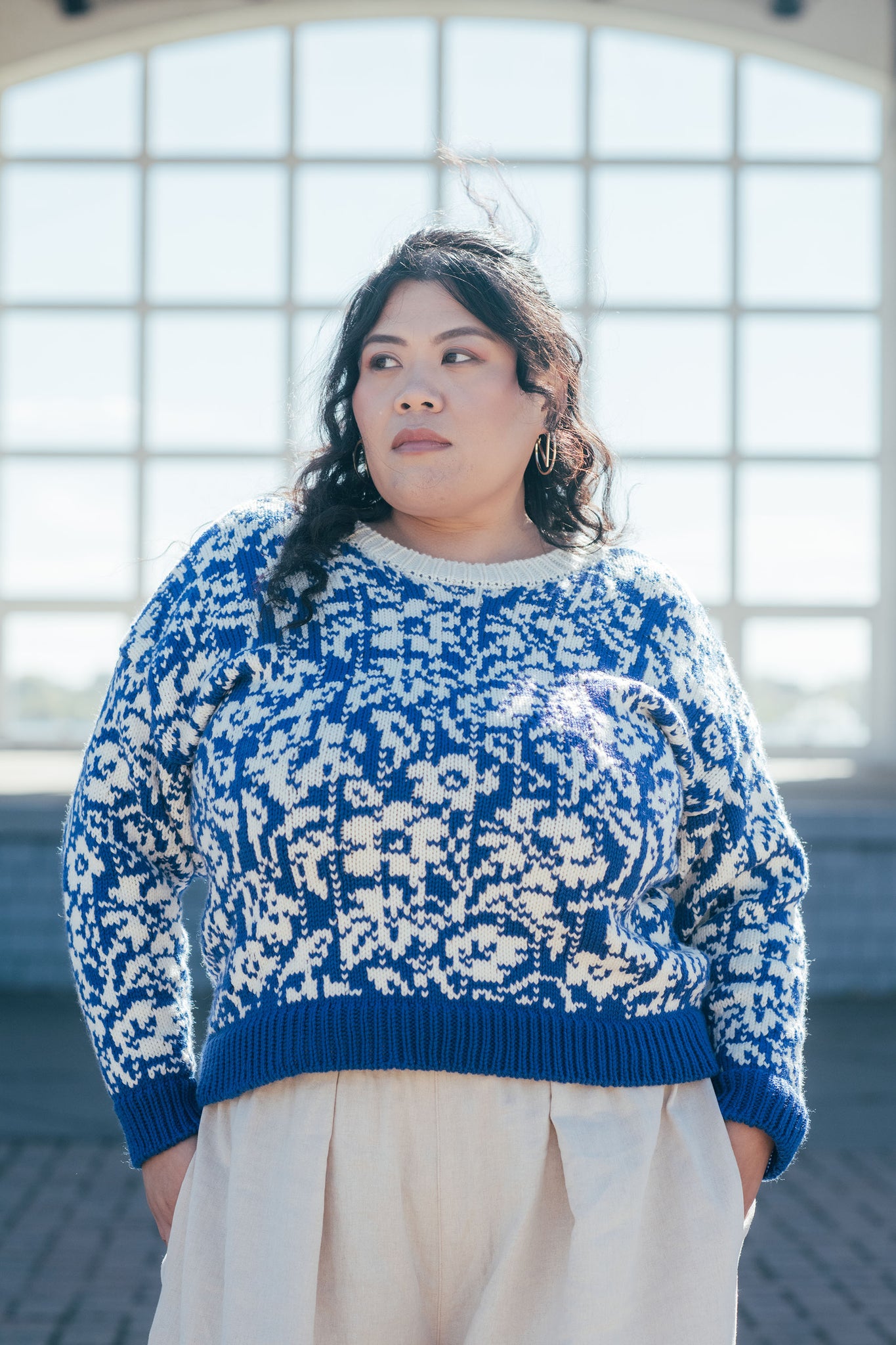 Floral Fairisle Sweater