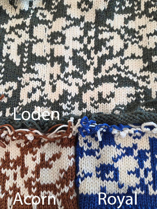 Floral Fairisle Sweater Dress