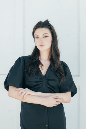 gathered shirt dress Celandine Gathered T-Shirt Dress