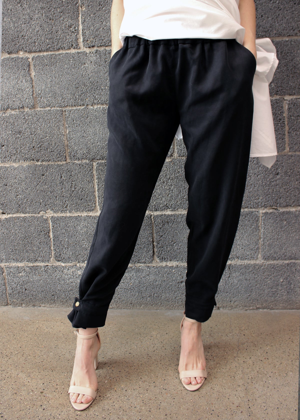 <transcy>Pantalon de jogging à bretelles</transcy>