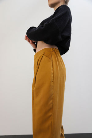 Cropped Pleated Trouser