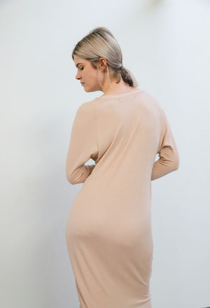 Dolman Ribbed Dress