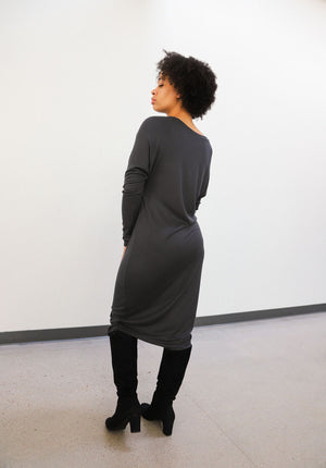 Dolman Ribbed Dress