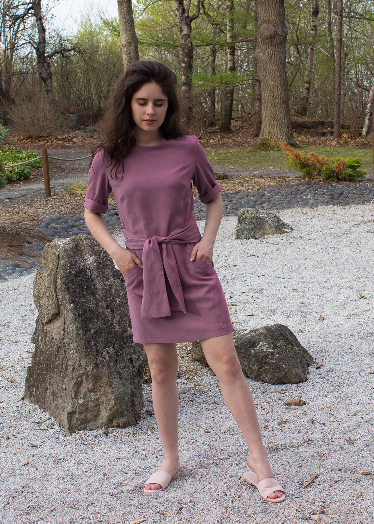 Lavender Tie Dress