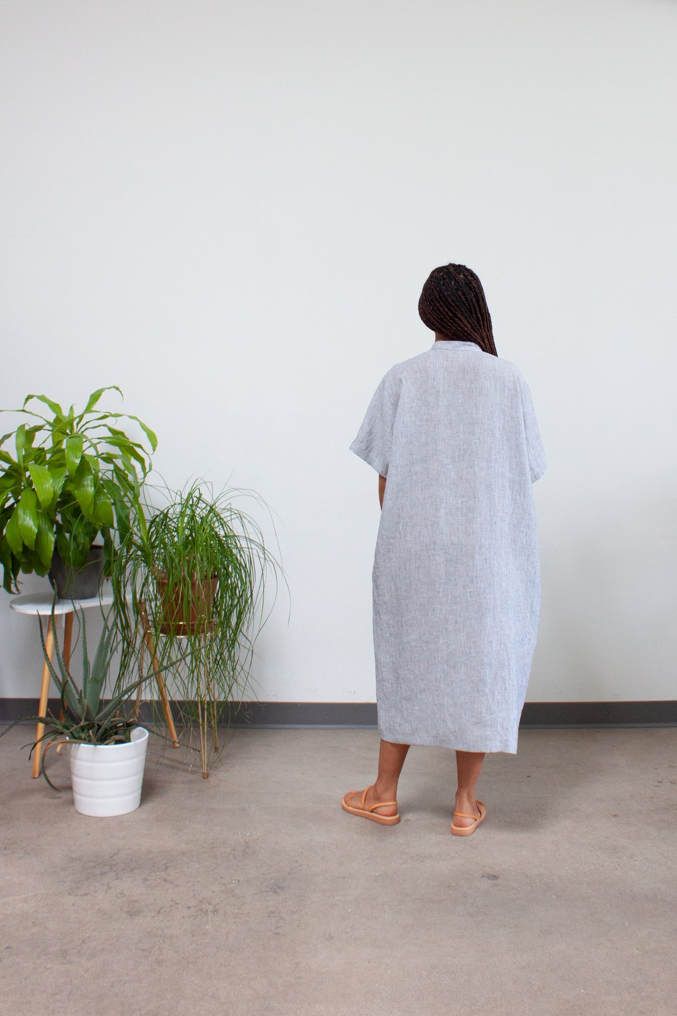 Casual Shirt Dress - Linen