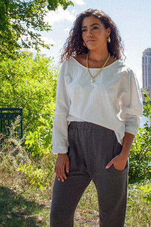 Reversible Gather Blouse