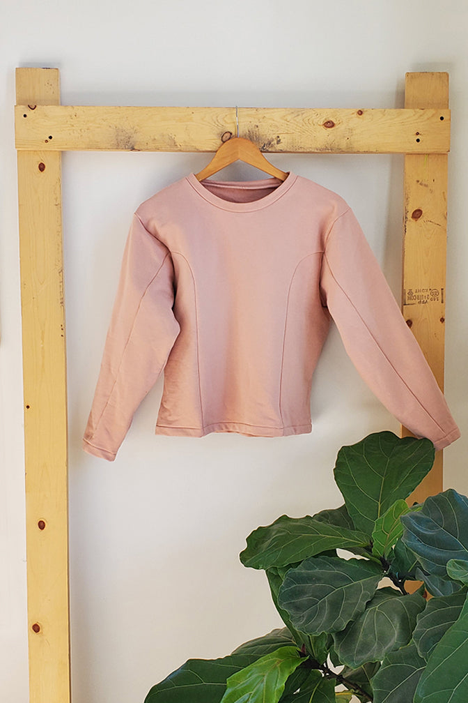 Structure Seamed Pullover