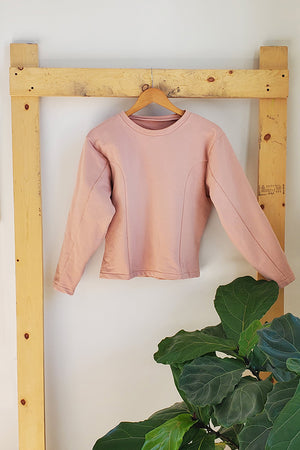 Structure Seamed Pullover