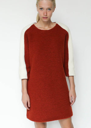 Ripple Wool Dress