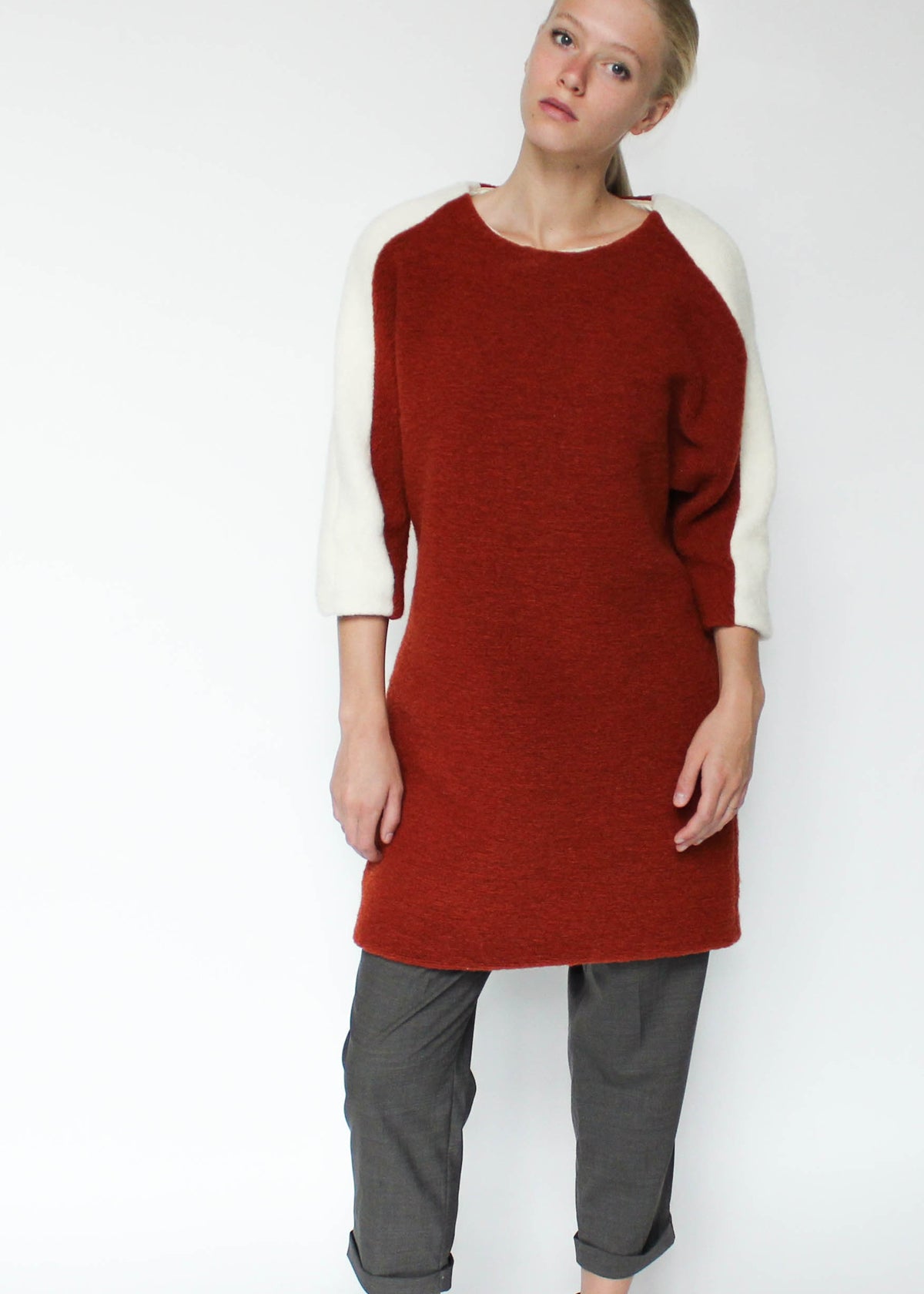 Ripple Wool Dress